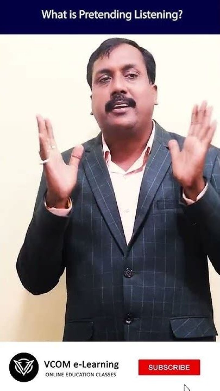 What is pretending listening?