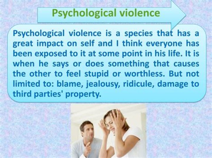 What is psychological violence?