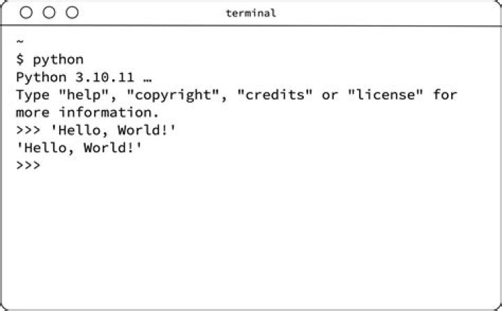 What is Python terminal?