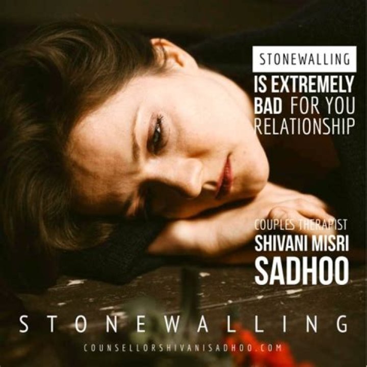 What is stonewalling in marriage?