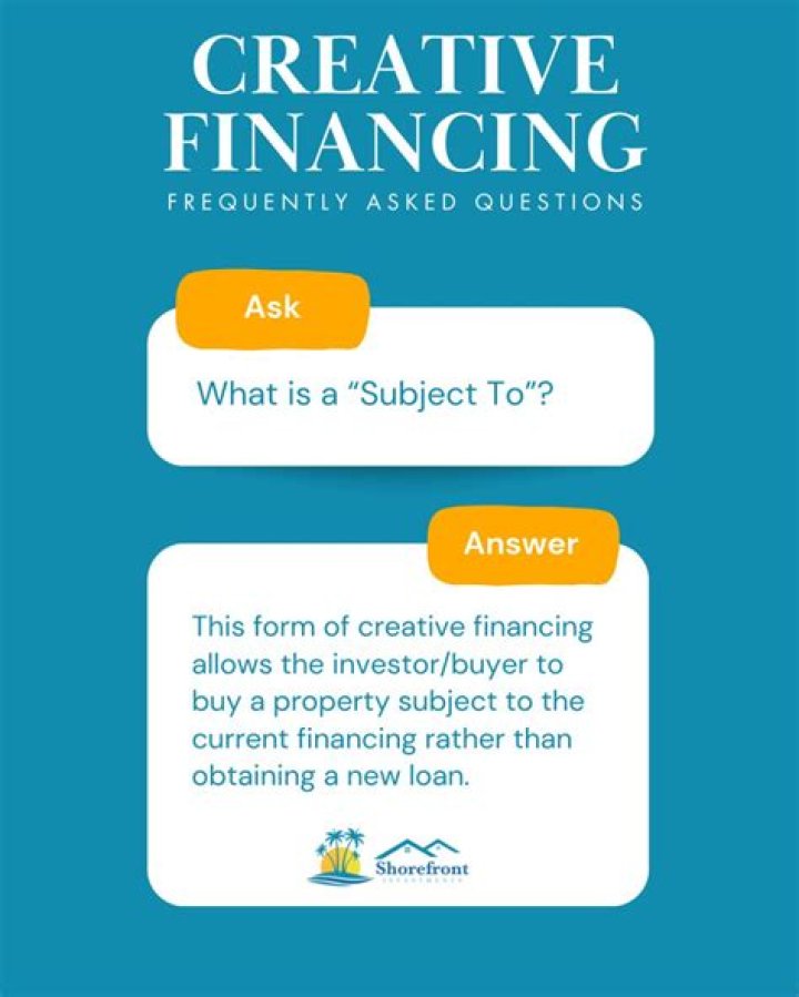 What is sub2 financing?