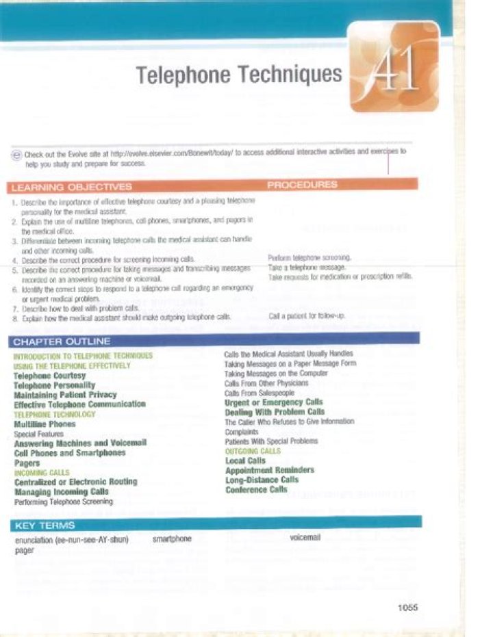 What is telephone techniques?