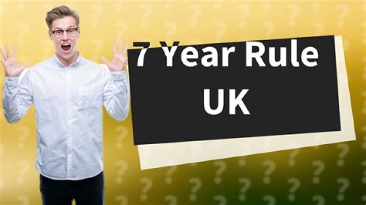 What is the 7 year boundary rule UK?