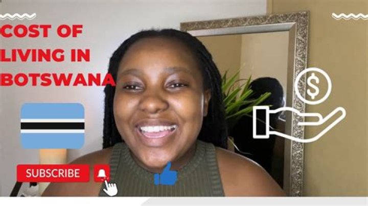 What is the average cost of living in Botswana?