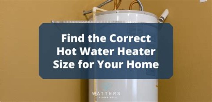 What is the average size hot water tank for a home?