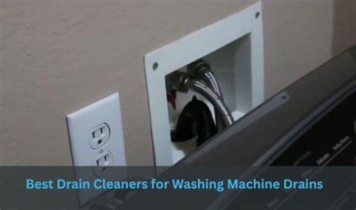 What is the best drain cleaner for washing machine drain?