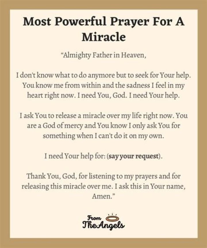 What is the best powerful prayer?
