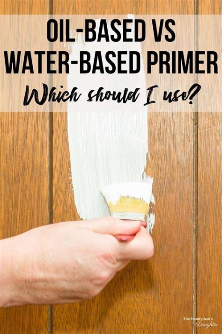 What is the best primer for oil-based paint?