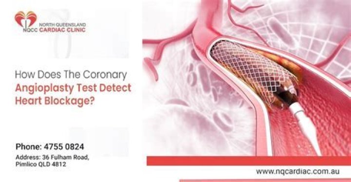 What is the best test to detect heart blockage?