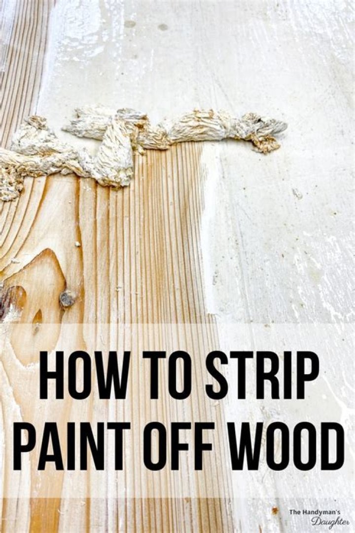 What is the best thing to strip paint from wood?