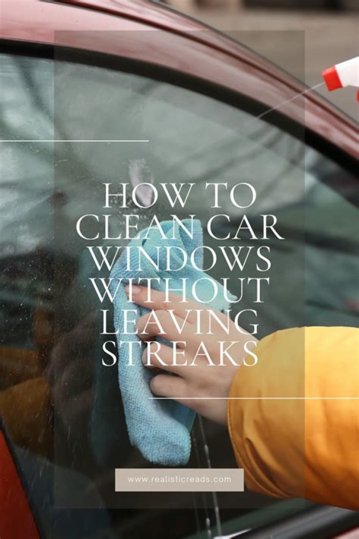 What is the best way to clean car windows inside?