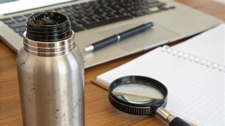 What is the black gunk in my water bottle?