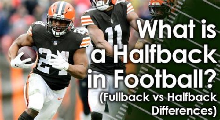 What is the difference between a halfback and a tailback?