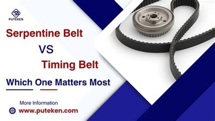 What is the difference between a serpentine belt and a timing belt?
