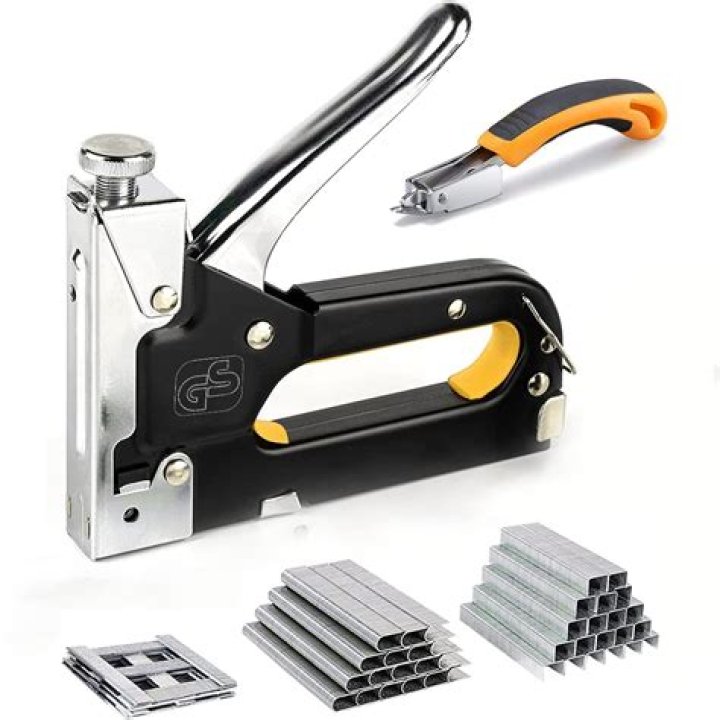 What is the difference between a staple gun and a stapler?