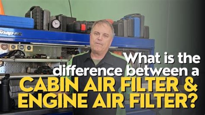 What is the difference between air filter and cabin filter?