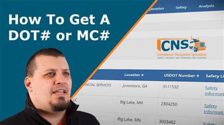 What is the difference between DOT and MC number?