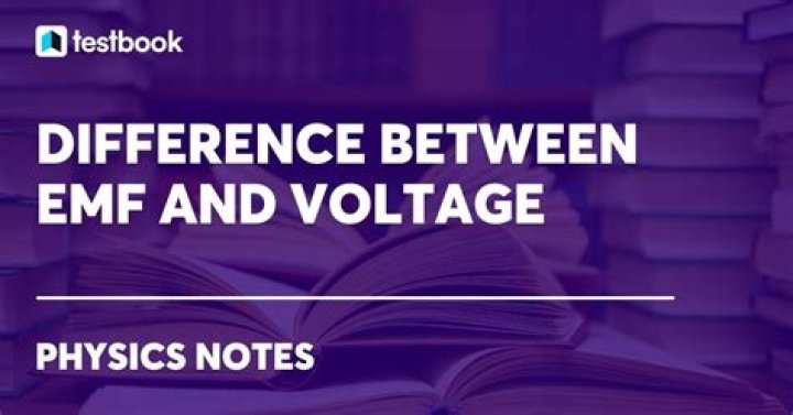 What is the difference between emf and induced emf?