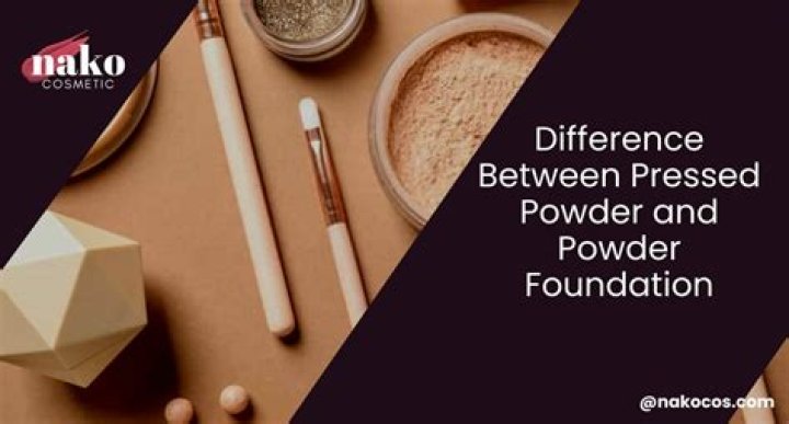 What is the difference between pressed powder and foundation?