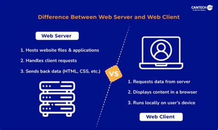 What is the difference between website and web server?
