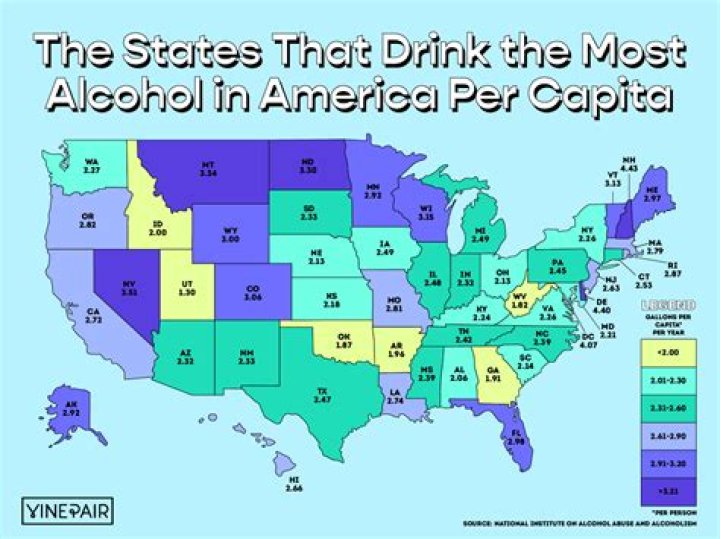 What is the drunkest state in America?