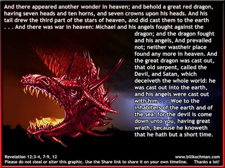 What is the Great Red Dragon in the Bible?