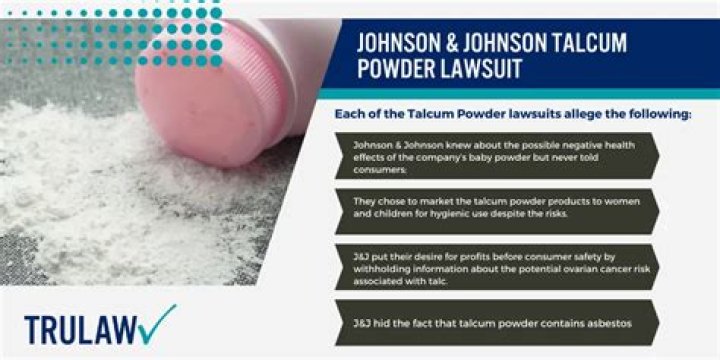 What is the latest on the Johnson and Johnson talcum powder Lawsuit?