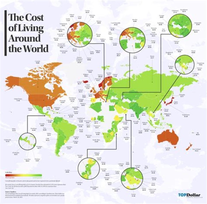 What is the lowest cost of living in the world?