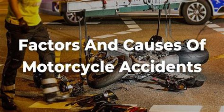 What is the main cause of motorcycle accidents?