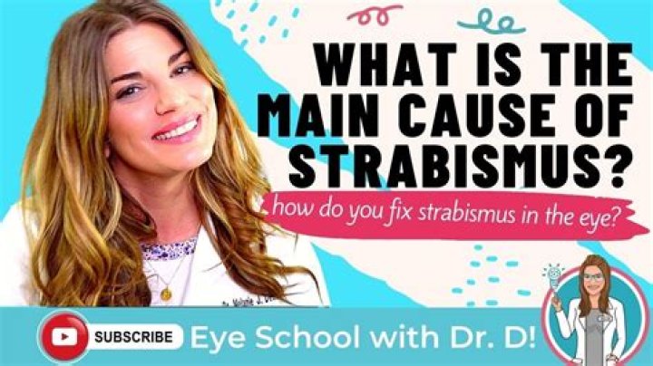 What is the main cause of strabismus?