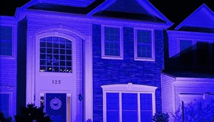 What is the meaning of a blue porch light?
