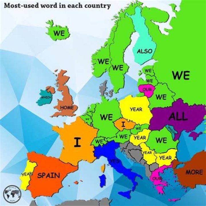 What is the most used word in the world 2021?