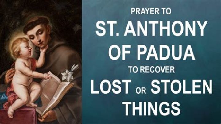 What is the patron saint of lost things?