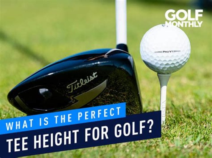 What is the perfect tee height?