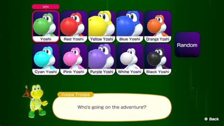 What is the pink Yoshis name?