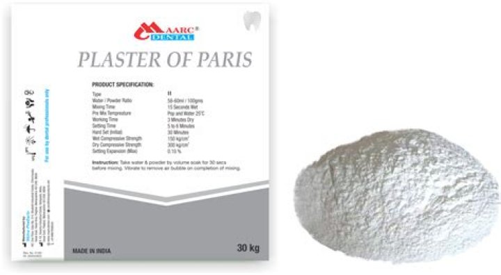 What is the price of plaster of Paris?
