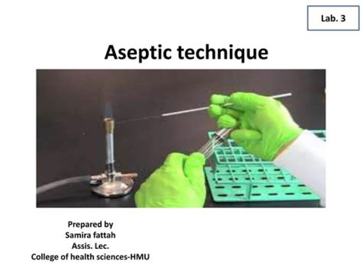 What is the purpose of aseptic technique?