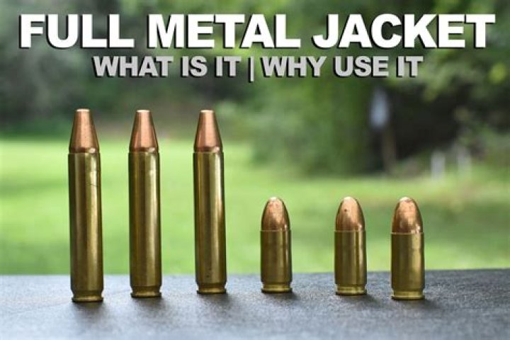 What is the purpose of full metal jacket bullets?