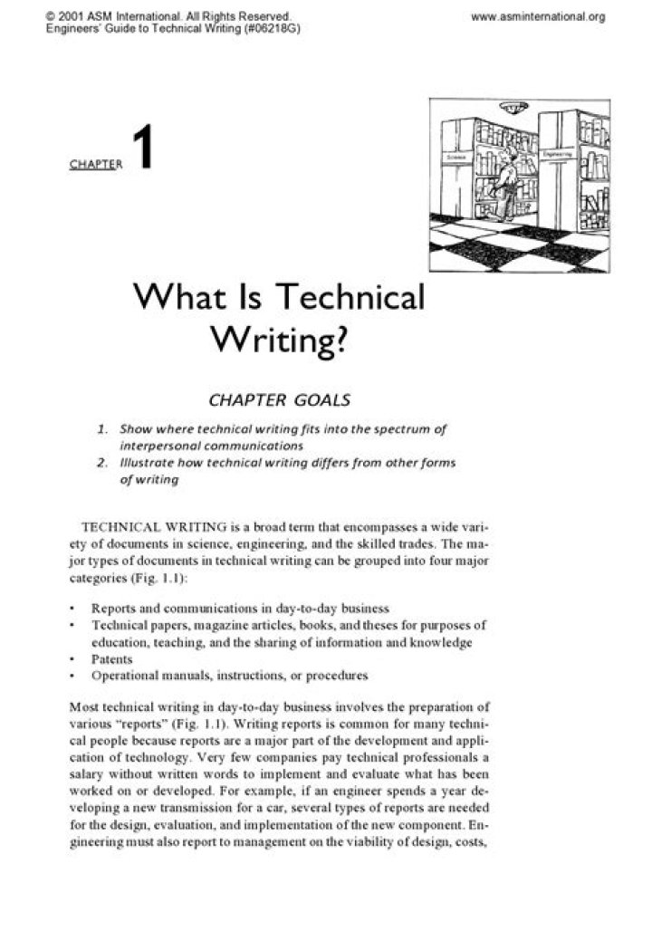 What is the purpose of technical writing PDF?