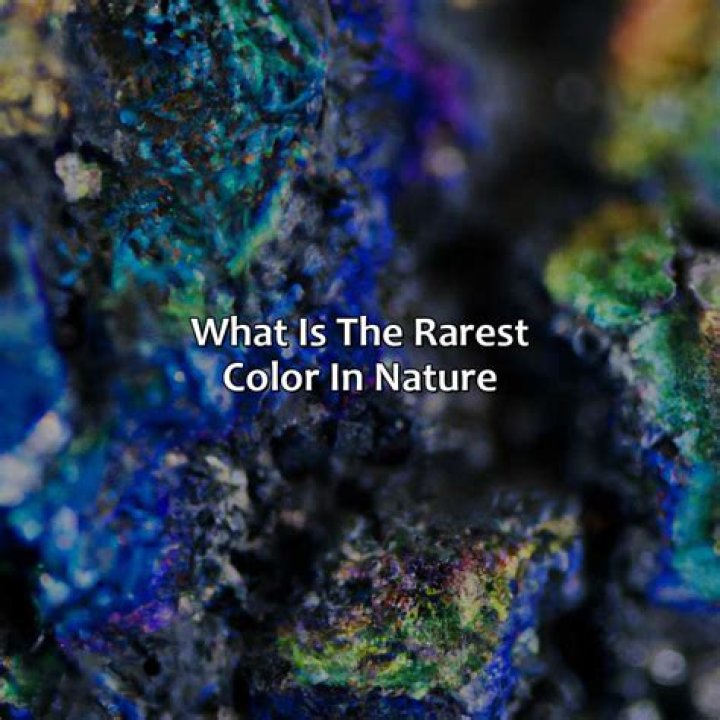 What is the rarest color of paint?