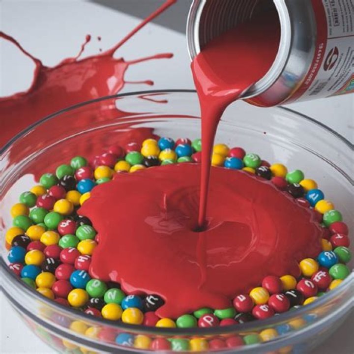 What is the red dye in Skittles made of?