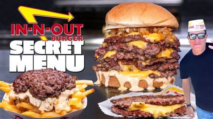 What is the secret menu at In and Out?