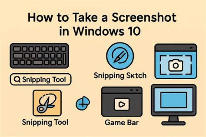 What is the shortcut key to take a screenshot in Windows 10?