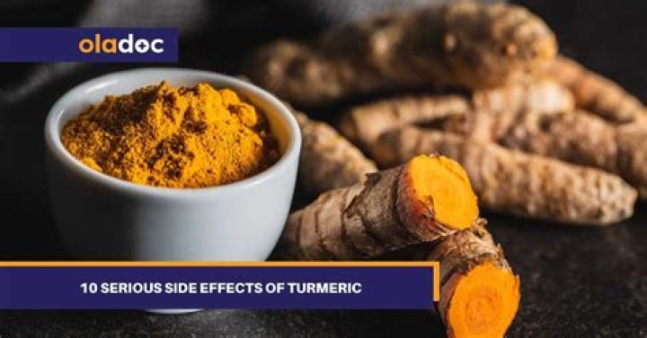 What is the side effects of turmeric powder?