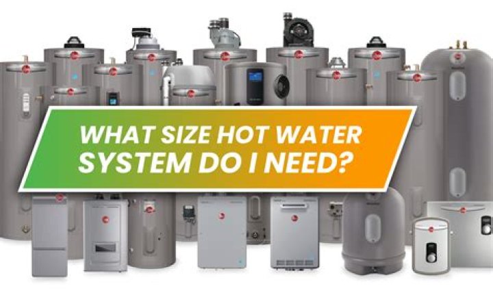 What is the standard size hot water heater?