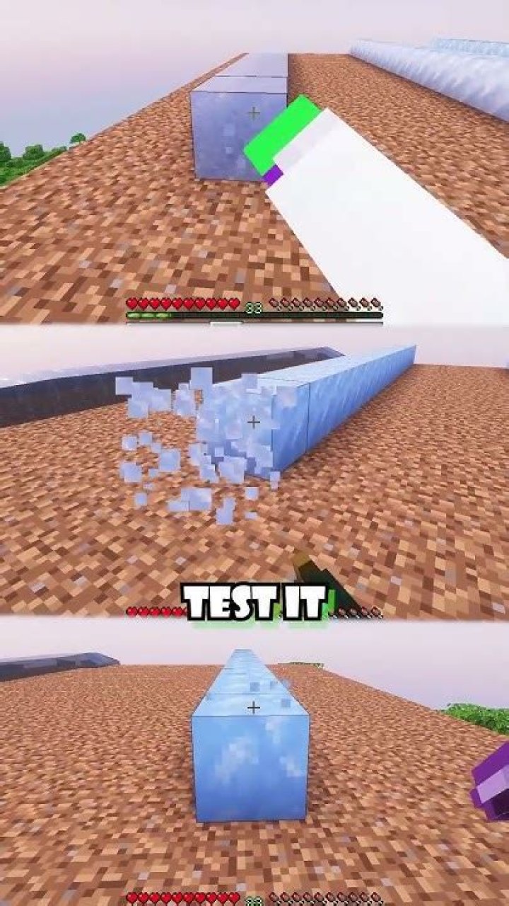 What is the weakest Minecraft block?