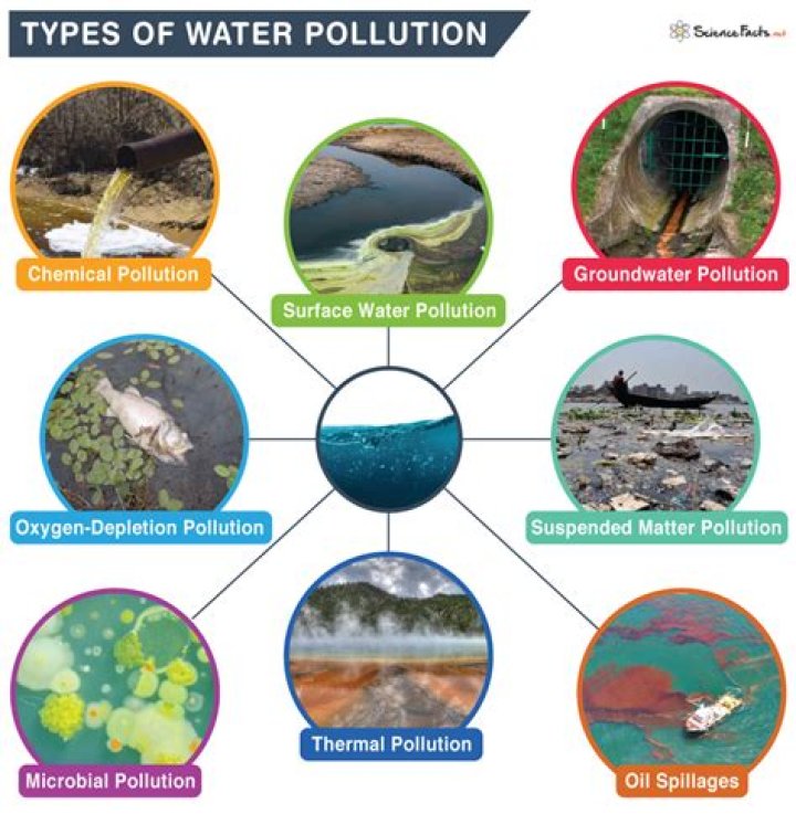 What is water pollution class7?