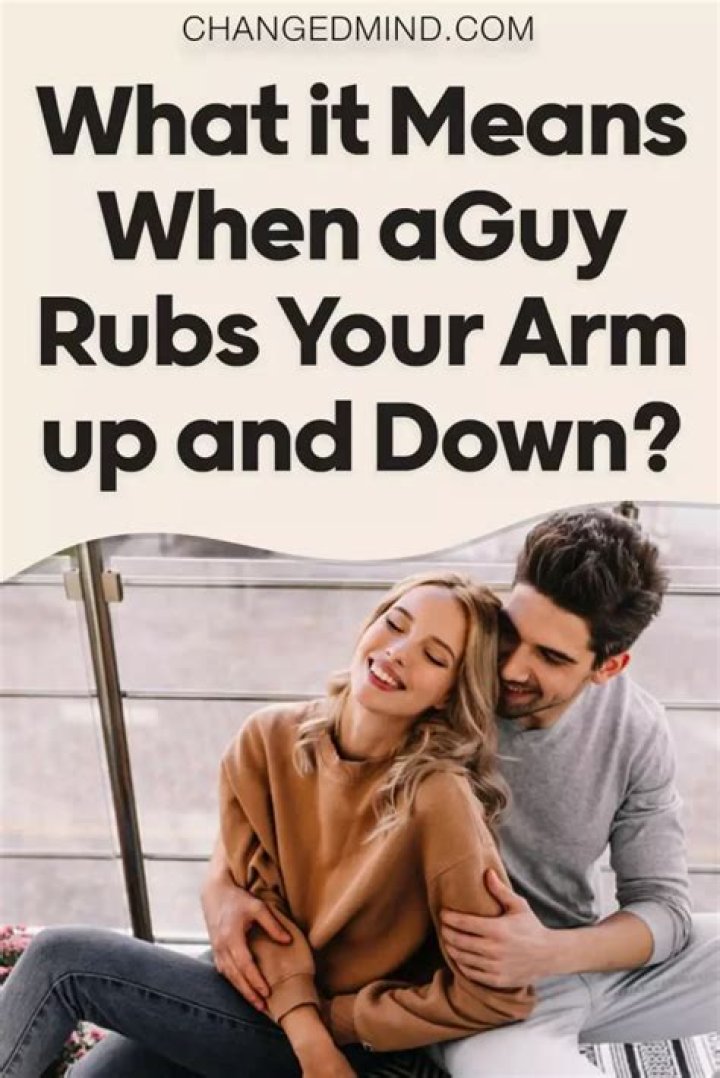 What it means when a guy rubs your back while hugging?