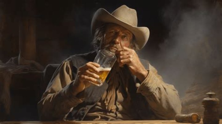 What kind of alcohol did cowboys drink?