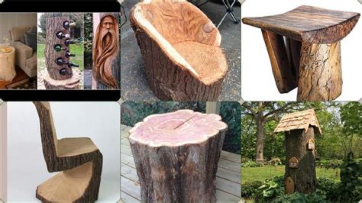 What kind of wood is used for chainsaw carving?
